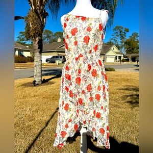 NWOT🌸Abercrombie Asymetrical Floral Dress